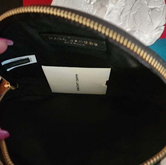 Marc Jacobs Leather Oval Crossbody Bag NWT Leopard print - Picture 4 of 11